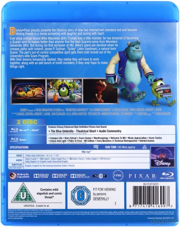 Monsters University [Blu-Ray]