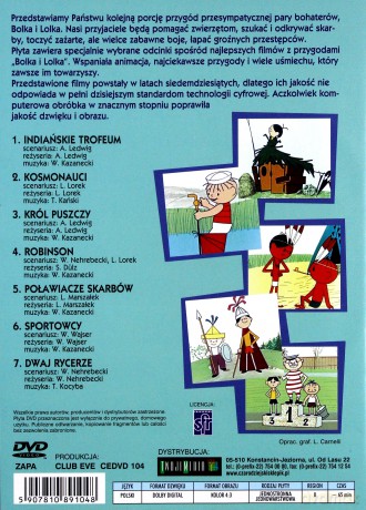Bolek i Lolek poszukuja skarbów [DVD]