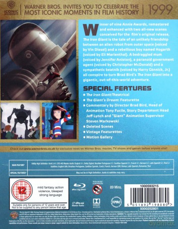The Iron Giant [Blu-Ray]