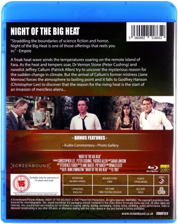 Night Of The Big Heat [Blu-Ray]