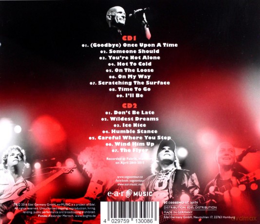 Saga: Live In Hamburg [2CD]
