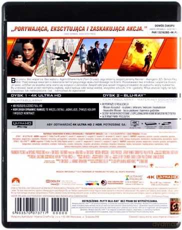 Mission: Impossible 4 - Ghost Protocol [Blu-Ray 4K]+[Blu-Ray]