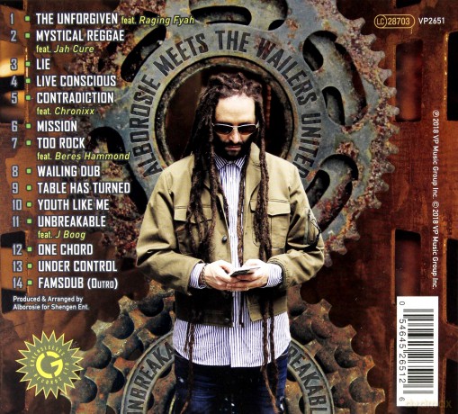 Alborosie Meets The Wailers United: Unbreakable [CD]