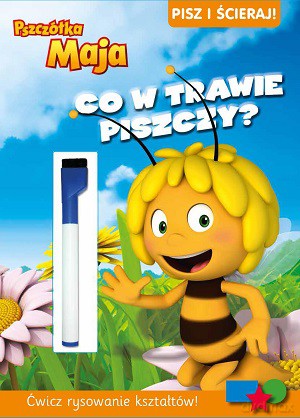 Co w trawie piszczy. Pisz i ścieraj. Pszczółka Maja [KSIĄŻKA]