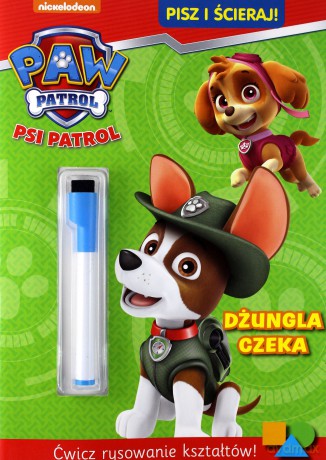 Dżungla czeka. Pisz i ścieraj. Psi Patrol [KSIĄŻKA]