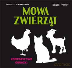 Mowa zwierząt kontrastowe obrazki [KSIĄŻKA]