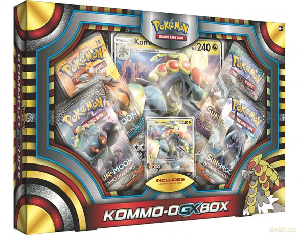 Pokemon tcg kommo-o-gx Box seria 3