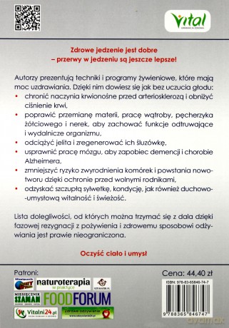 Przerwy w jedzeniu. Naukowo udowodniony sposób na zdrowie i długowieczność [KSIĄŻKA]