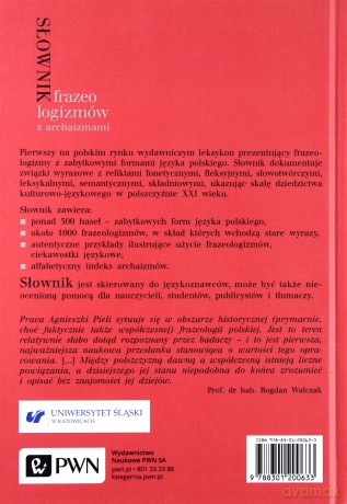 Słownik frazeologizmów z archaizmami. Pamiątki przeszłości [KSIĄŻKA]