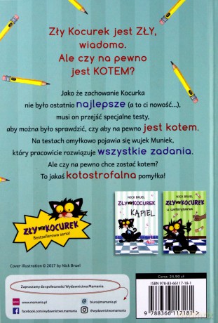 Zły kocurek zdaje test [KSIĄŻKA]