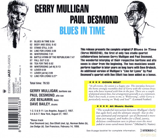 Gerry Mulligan: Blues In Time [CD]