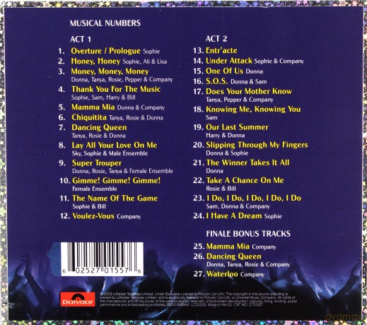 Mamma Mia soundtrack [CD]