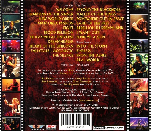Gamma Ray: Hell Yeah!! Live In Montreal [2CD]