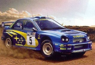 Model plastikowy Subaru Impreza WRC 2001