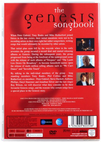 Genesis: The Genesis Songbook [DVD]