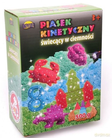 Piasek kinetyczny świecący w ciemności 500 g