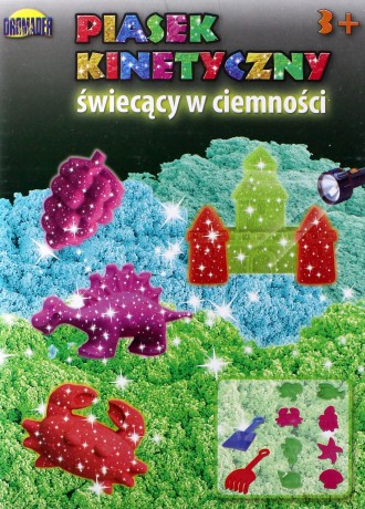 Piasek kinetyczny świecący w ciemności 500 g