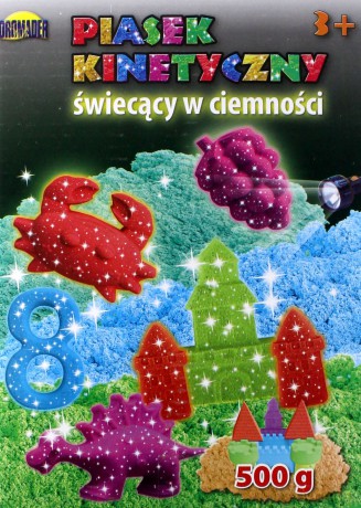 Piasek kinetyczny świecący w ciemności 500 g