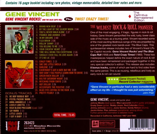 Gene Vincent: Gene Vincent Rocks [CD]