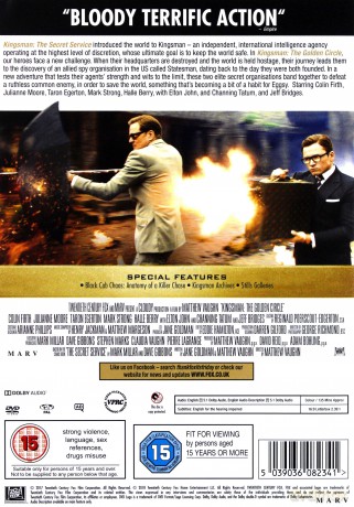 Kingsman: The Golden Circle (Kingsman: Złoty krąg) [DVD]
