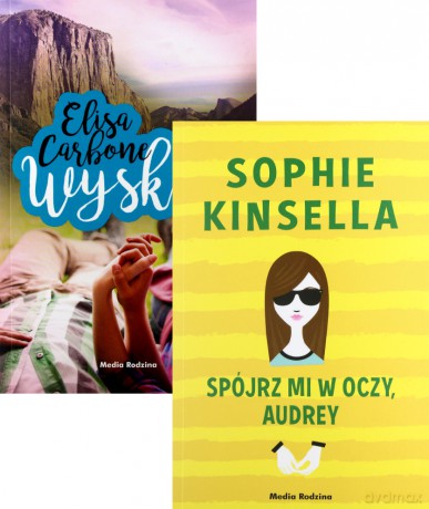 Wyskok / Spójrz mi w oczy, Audrey -  Elisa Carbone, Sophie Kinsella Pakiet [2xKSIĄŻKA]