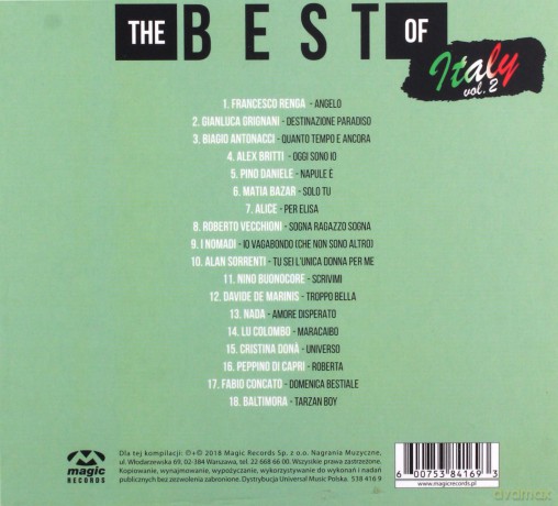 Best Of Italy vol. 2 [CD]