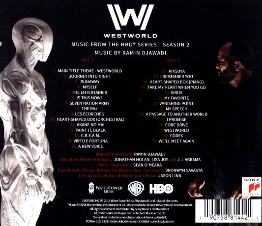 Westworld: Season 2 soundtrack (Ramin Djawadi) [2CD]