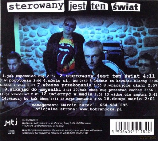 Kobranocka: Sterowany jest ten świat [CD]