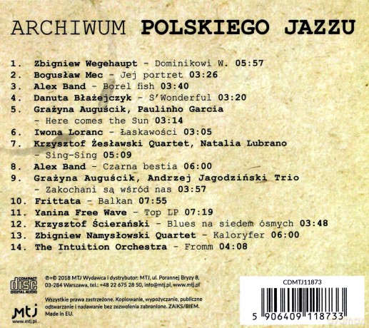 Archiwum polskiego jazzu [CD]