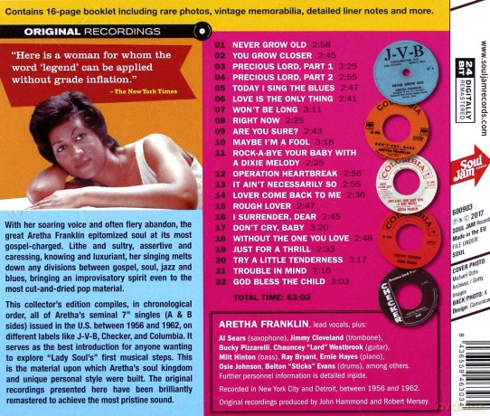 Aretha Franklin: Operation Heartbreak - The Complete 1956-1962 Singles [CD]