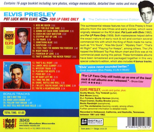 Elvis Presley: Pot Luck With Elvis [CD]