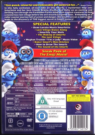 Smerfy: Poszukiwacze zaginionej wioski [DVD]