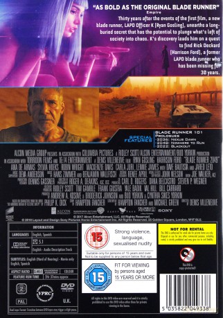 Blade Runner 2049 [DVD]