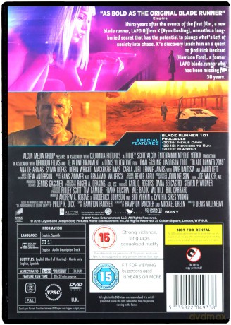 Blade Runner 2049 [DVD]