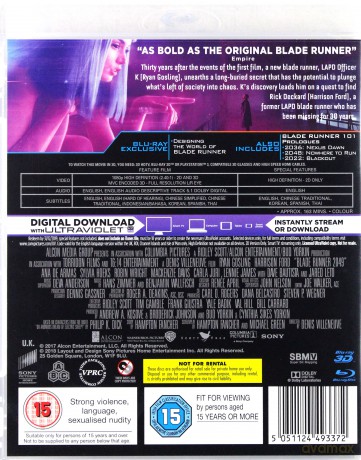 Blade Runner 2049 [Blu-Ray 3D]+[Blu-Ray]