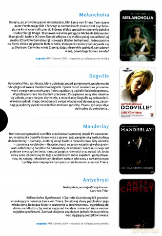Lars Von Trier: Melancholia / Dogville / Manderlay / Antychryst [BOX] [4DVD]