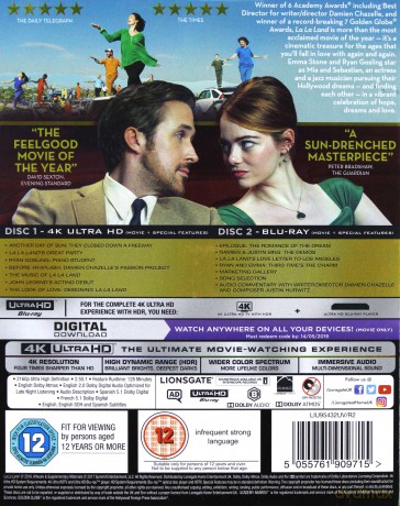 La La Land [Blu-Ray 4K]+[Blu-Ray]