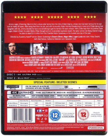 Logan Lucky [Blu-Ray 4K]+[Blu-Ray]