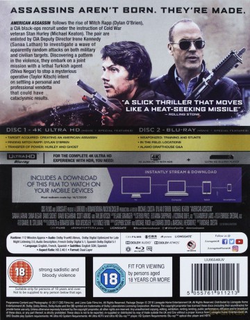 American Assassin [Blu-Ray 4K]+[Blu-Ray]