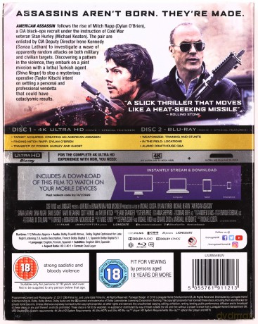 American Assassin [Blu-Ray 4K]+[Blu-Ray]