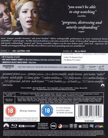 Mother! [Blu-Ray 4K]+[Blu-Ray]