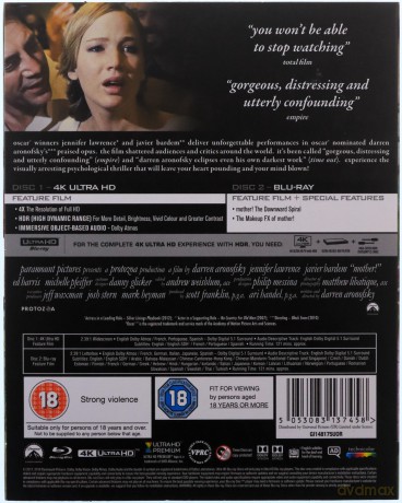 Mother! [Blu-Ray 4K]+[Blu-Ray]