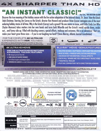 Grinch: Świąt nie będzie [Blu-Ray 4K]+[Blu-Ray]
