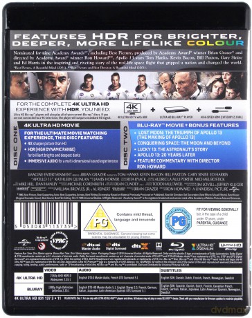 Apollo 13 [Blu-Ray 4K]+[Blu-Ray]