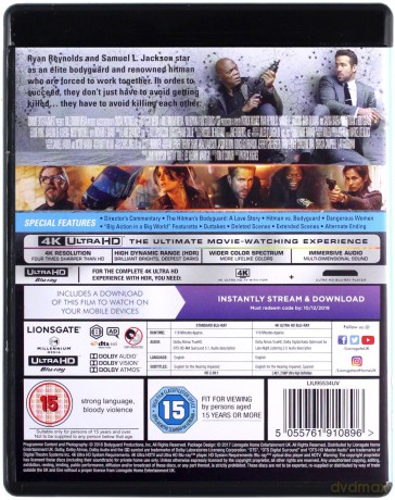 The Hitman's Bodyguard [Blu-Ray 4K]+[Blu-Ray]