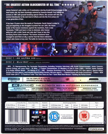 Terminator 2 [Blu-Ray 4K]+[Blu-Ray]