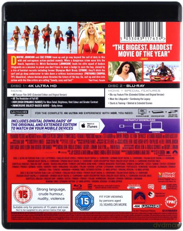 Baywatch [Blu-Ray 4K]+[Blu-Ray]