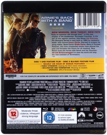 Terminator: Genisys [Blu-Ray 4K]+[Blu-Ray]
