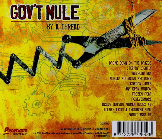 Gov't Mule: By A Thread [CD]