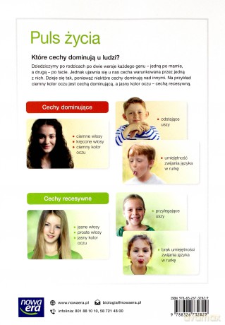 Biologia Szkoła podstawowa 8 Puls Życia Podręcznik [KSIĄŻKA]